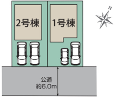 【区画図】 | 立川市栄町1丁目　新築戸建