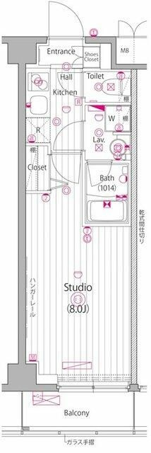 ガーラ・ヒルズ不動前の間取り
