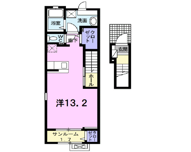 【間取り】 | シャンド・フルール　Ｙ