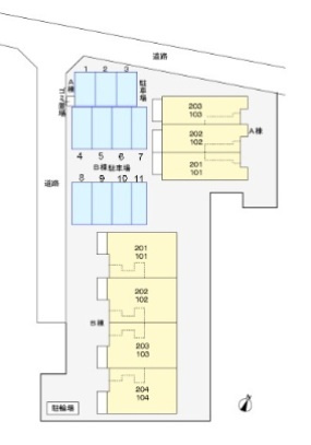 ベルセレーノAの区画図
