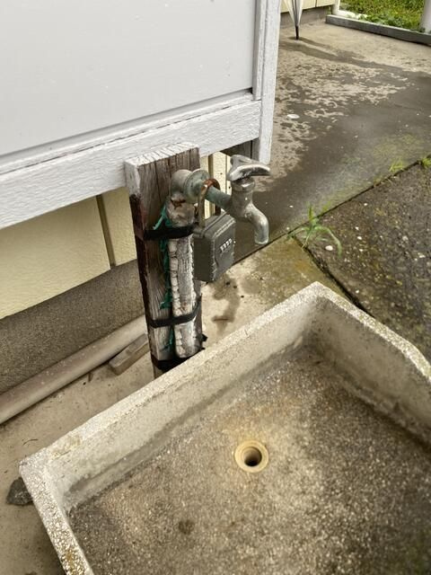 カナザワ貸住宅の庭