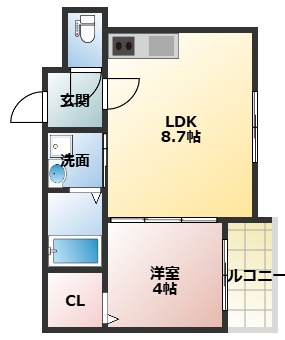 グランディール錦町の間取り