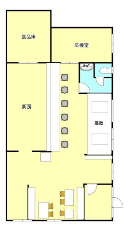 竜神町神田貸店舗の間取り