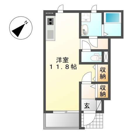 つぼみハイツの間取り