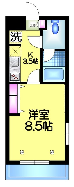 ヴェールコート新宿の間取り|★間取図★