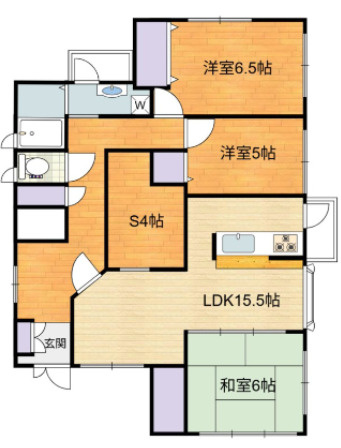 貸家　西東京市ひばりが丘の間取り