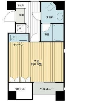 エンゼルピュア高輪の間取り|間取りです。
