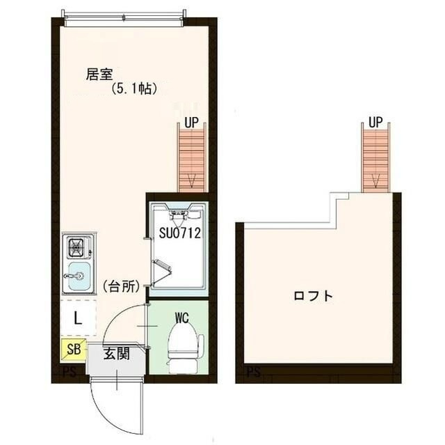 Ｅｔｅｒｎａｌ　ｃｏｕｒｔ　ＨＩＲＡＩの間取り|間取りです。
