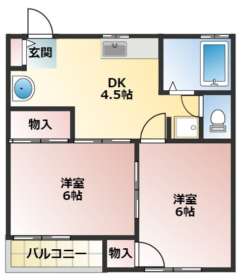 【間取り】 | ビューラー上山S-Ⅰ
