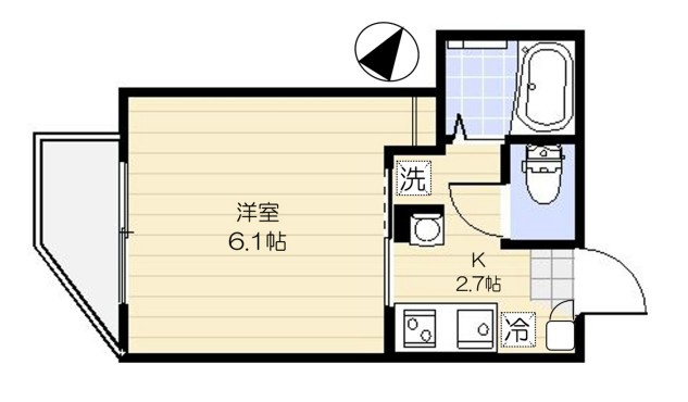 シャンテひばりヶ丘の間取り