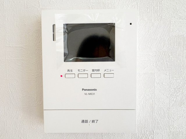 枚方市松丘町の防犯設備|ＴＶモニタ付インターホンでセキュリティ面にも配慮♪