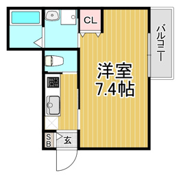 キャッスルコート塚口本町グレイスの間取り