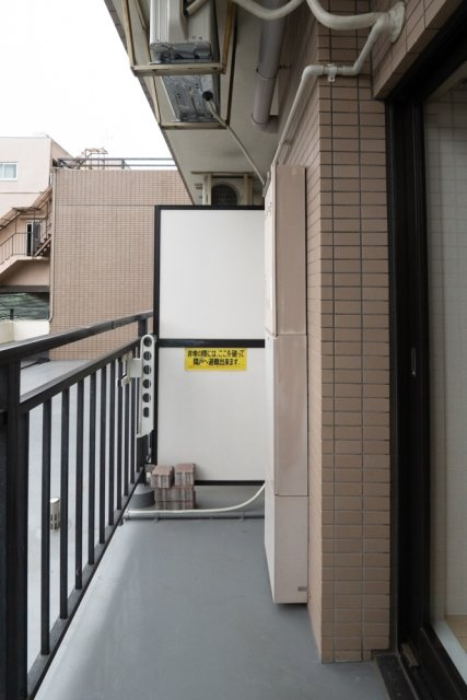 アルス笹塚のバルコニー