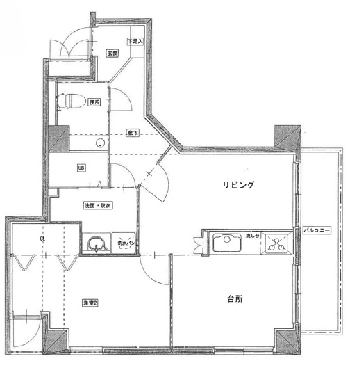 【間取り】 | てんぐ屋西新ビル