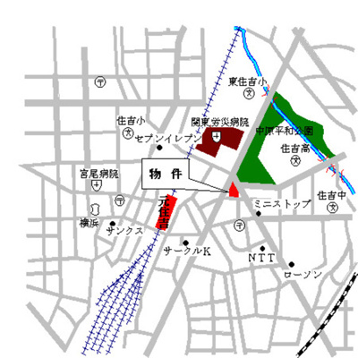 【地図】 | グレイスコート元住吉