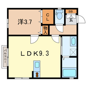 リビオンハイムの間取り