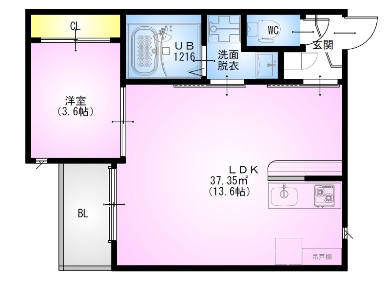 ＲＥＧＡＬＥＳＴ　東大宮の間取り