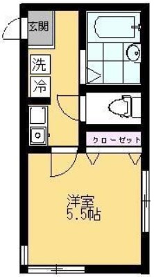 ウエストコート南阿佐谷の間取り