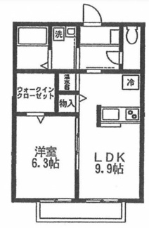 【間取り】 | ジャスティス　Ⅱ | 間取りです。