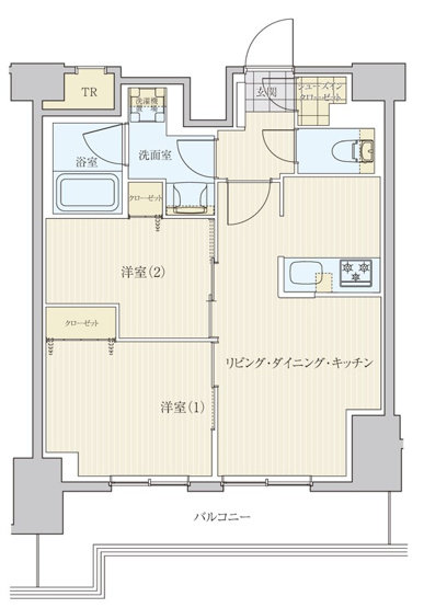 【間取り】 | リビオメゾン南砂町