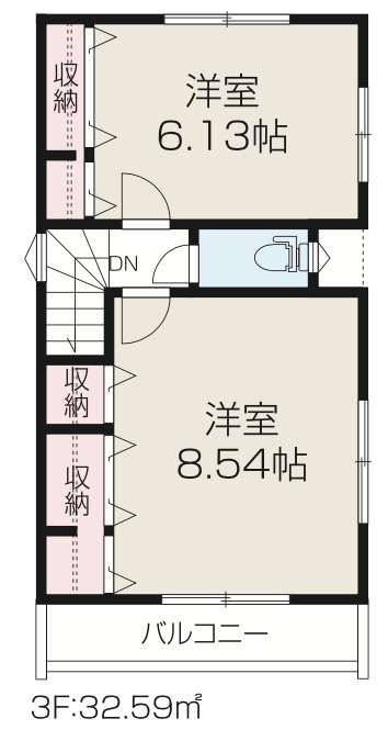 【仲介手数料無料】所沢市美原町全１棟　所沢市の不動産なら西武ハウジングの間取り