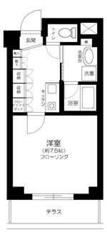 【間取り】 | コーポ中里