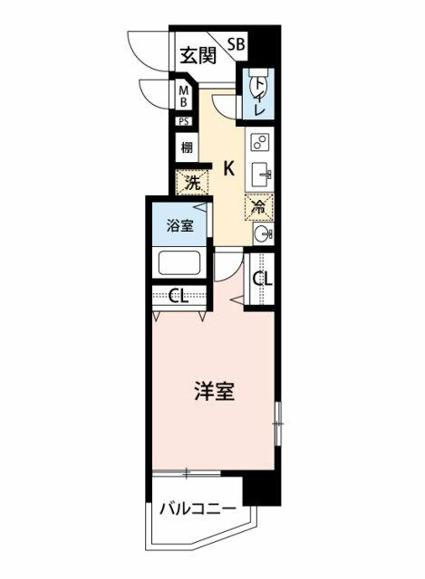 ルリオン神楽坂の間取り