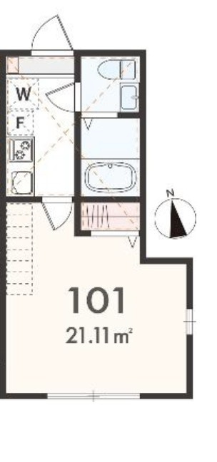 川崎市多摩区西生田５丁目のアパート