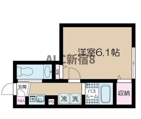 フェリーチェ阿佐ヶ谷Ⅶの間取り