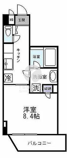 ファン神楽坂の間取り