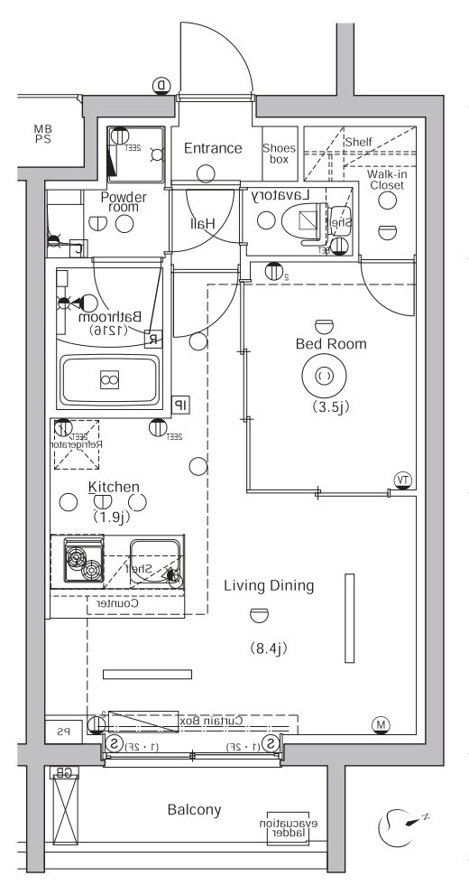 DIPS成増の間取り