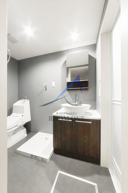 ラ・グリシーナの洗面所|洗面台です。