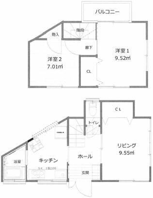 栗原戸建の間取り