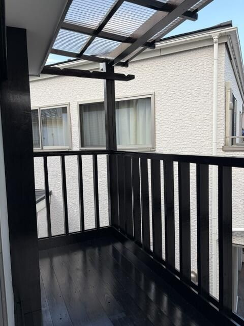 栗原戸建のバルコニー