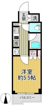 ルーブル多摩川九番館の間取り