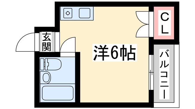 【間取り】 | ロフティ淡路1