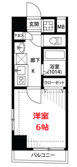 【間取り】 | プレール・ドゥーク多摩川 | お部屋の間取りです。