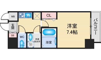 【間取り】 | S-RESIDENCE千種駅前ascent | 略図の為、現状優先