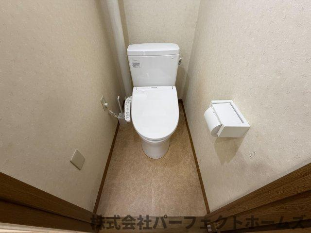 グリーンヒル光善寺住宅第15棟のトイレ|シンプルで使いやすいトイレです