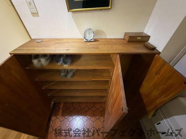 グリーンヒル光善寺住宅第15棟の収納|シューズボックスです