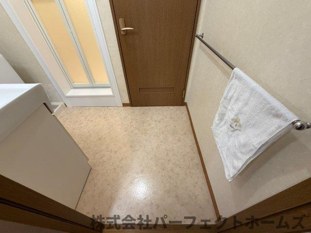 グリーンヒル光善寺住宅第15棟の脱衣所|脱衣場です