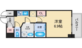 【間取り】 | S-RESIDENCE千種駅前ascent | 略図の為、現状優先