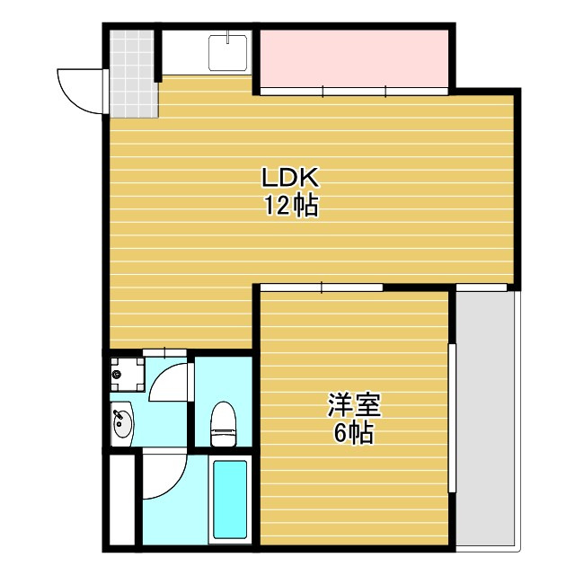 レクシア木川東の間取り