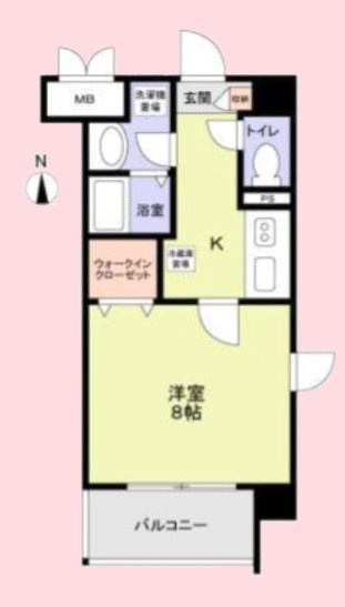 Aco　Mansionsの間取り