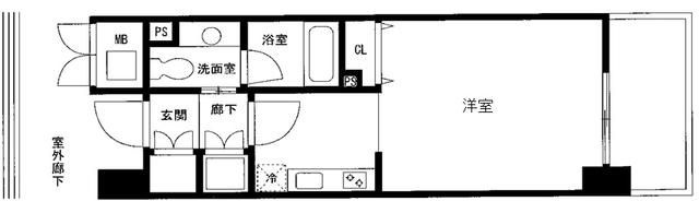 クリプトメリア目黒の間取り