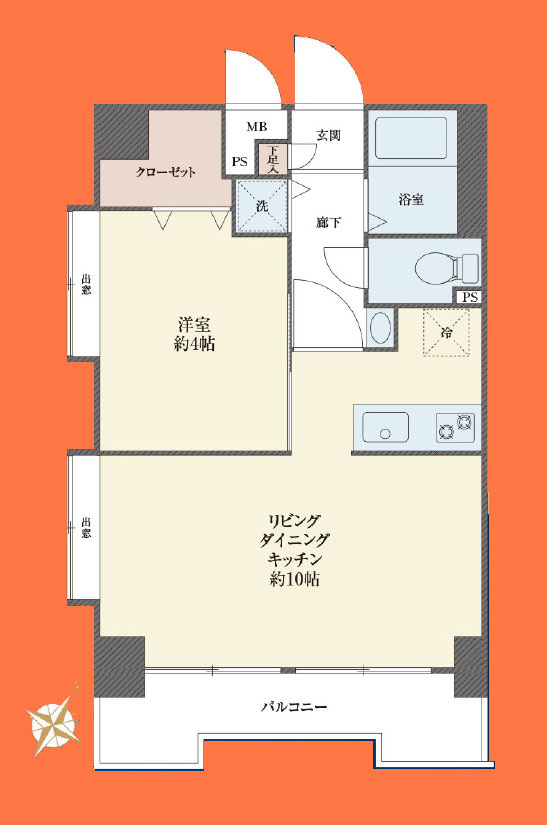 大森南ダイヤモンドマンションの間取り