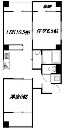 エスタイル北堀江の間取り