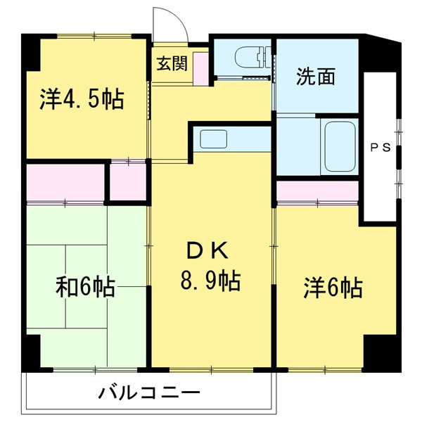 サンスクエアビルの間取り