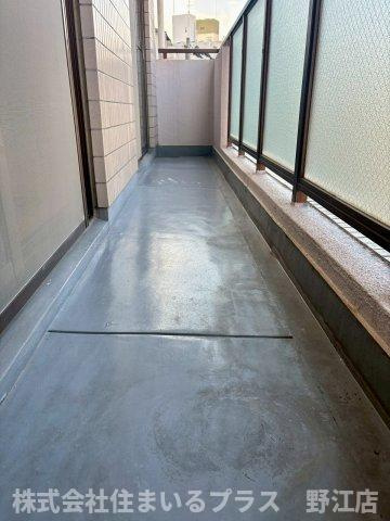 クリアポート福本のバルコニー