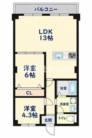 板倉第一ビルの間取り